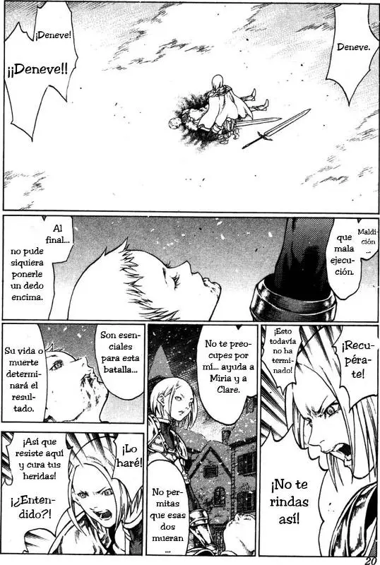 Claymore capítulo 58 página 20