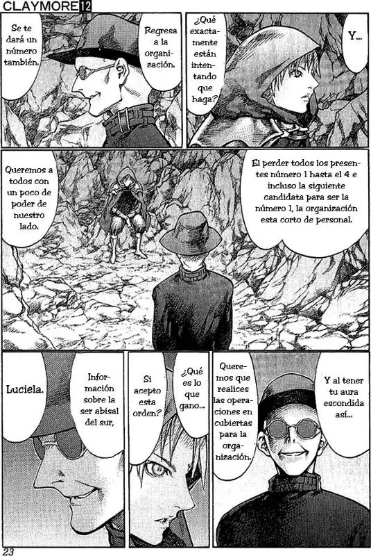 Claymore capítulo 64 página 20