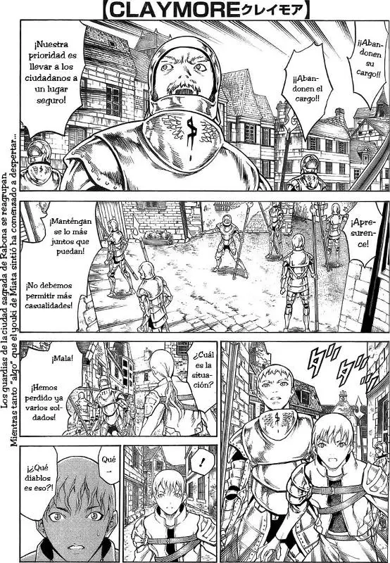 Claymore capítulo 75 página 1