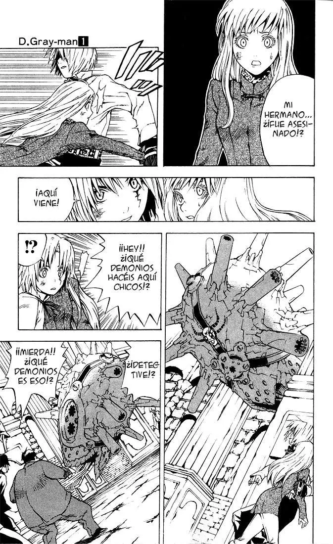 D.Gray-man capítulo 1 página 38