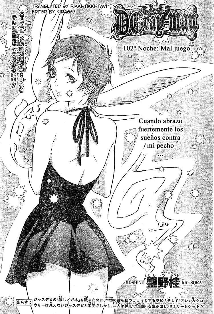 D.Gray-man capítulo 102 página 1