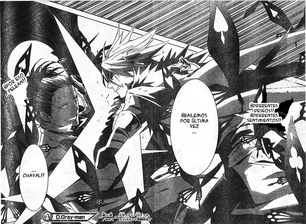 D.Gray-man capítulo 111 página 17