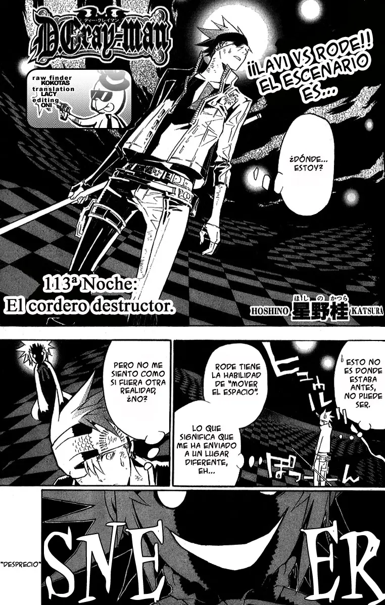 D.Gray-man capítulo 113 página 2