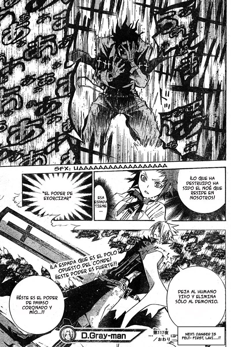 D.Gray-man capítulo 117 página 15