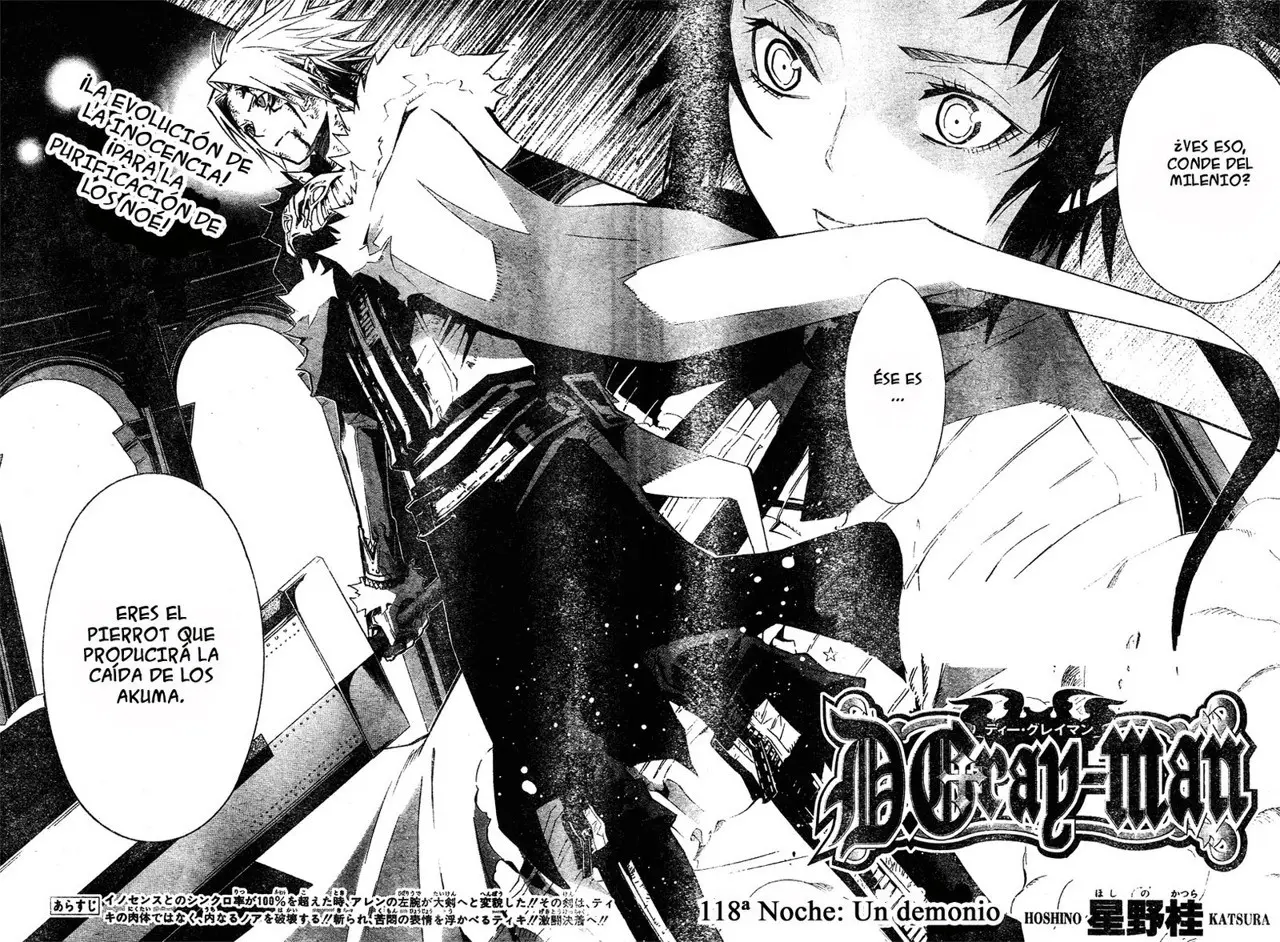 D.Gray-man capítulo 118 página 3