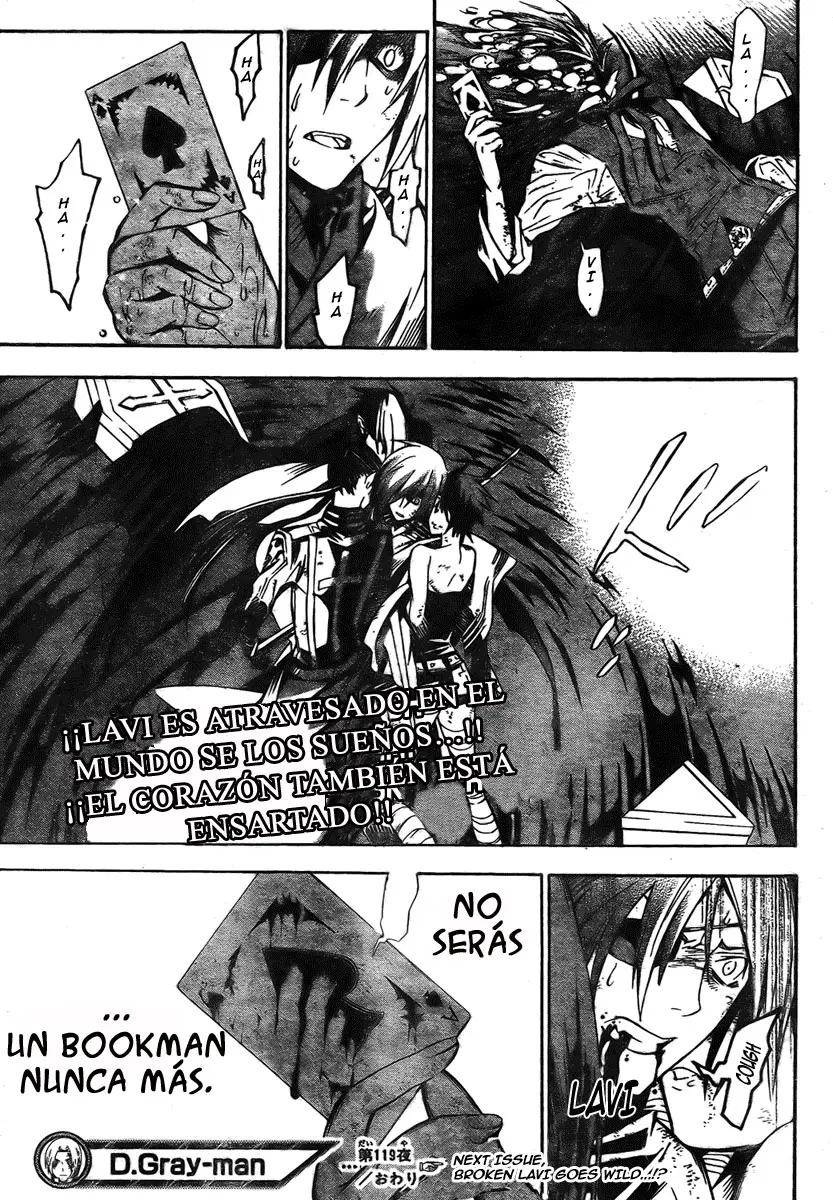 D.Gray-man capítulo 119 página 19