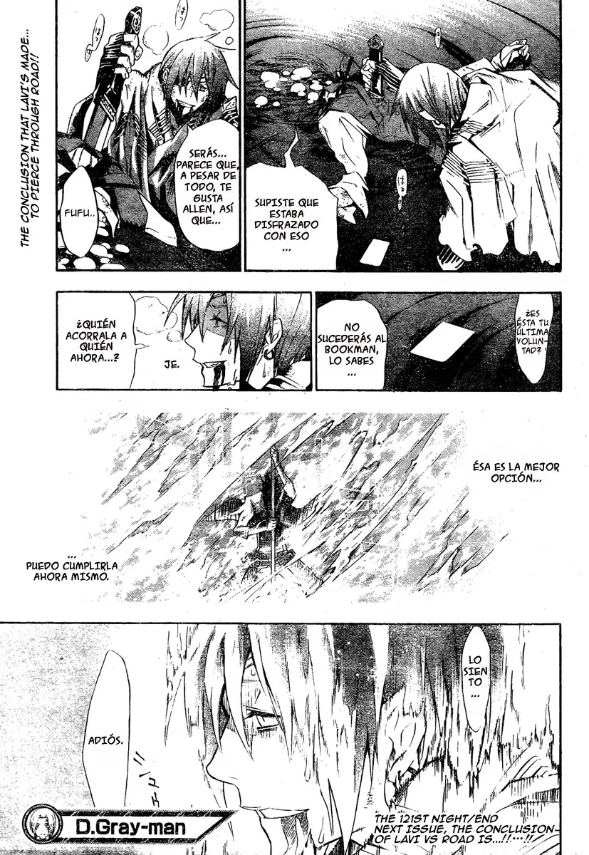 D.Gray-man capítulo 121 página 20