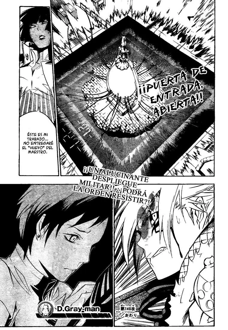 D.Gray-man capítulo 140 página 16
