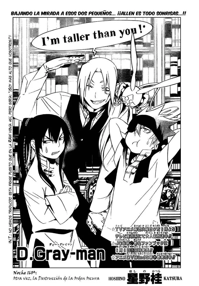 D.Gray-man capítulo 160 página 3