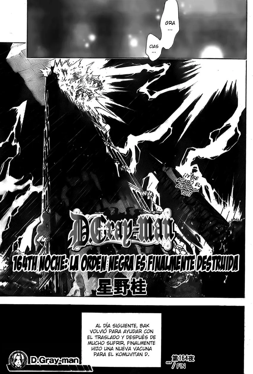 D.Gray-man capítulo 164 página 15