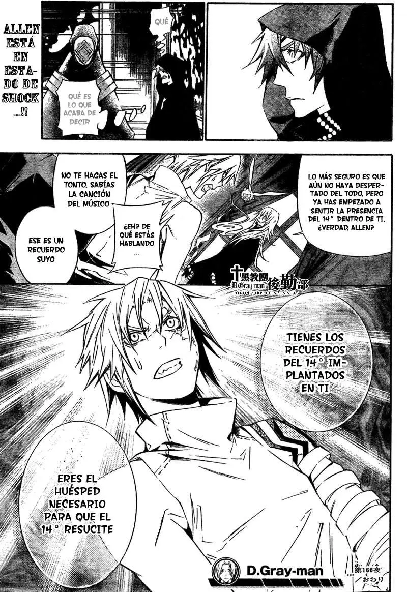 D.Gray-man capítulo 166 página 15