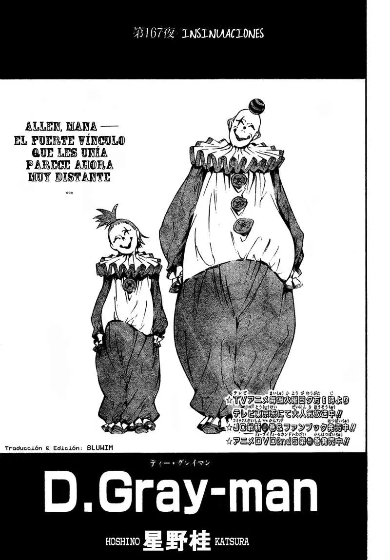 D.Gray-man capítulo 167 página 1