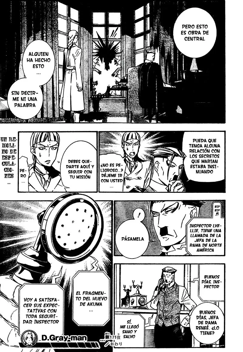 D.Gray-man capítulo 171 página 18