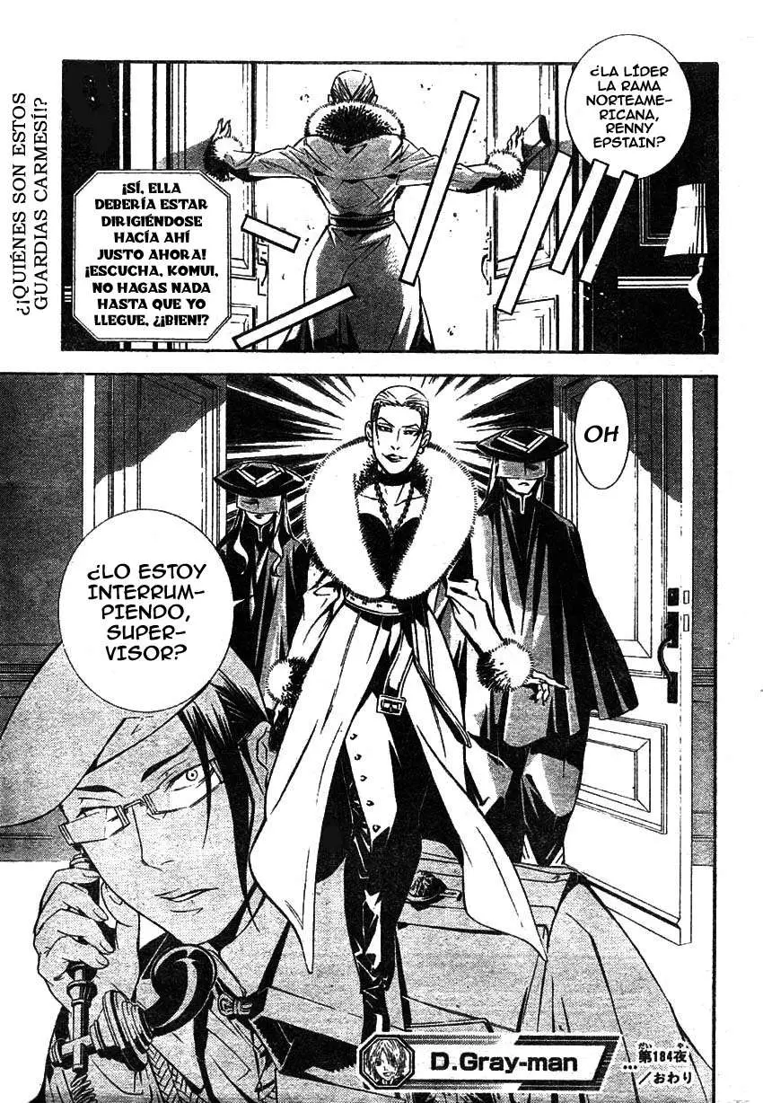 D.Gray-man capítulo 184 página 17
