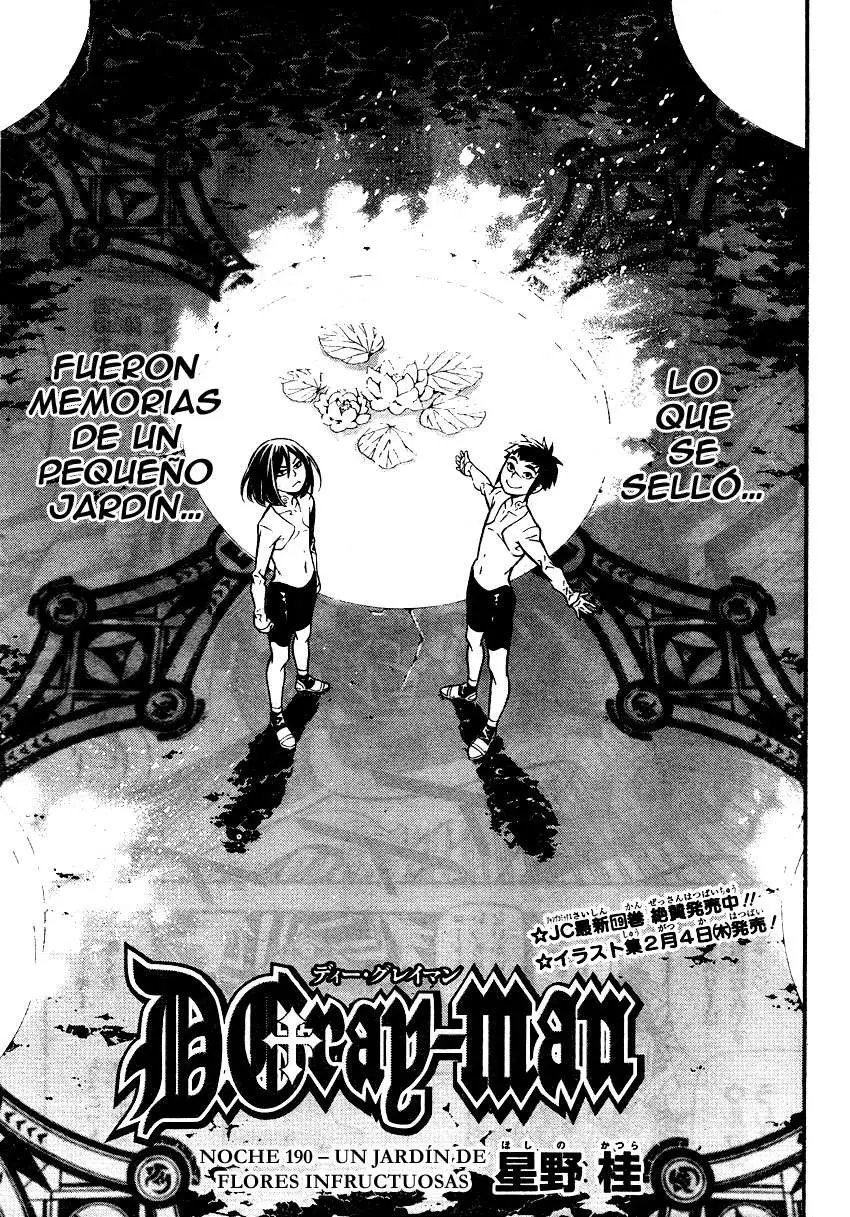 D.Gray-man capítulo 190 página 3