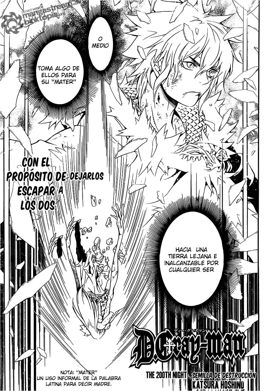 D.Gray-man capítulo 200 página 1
