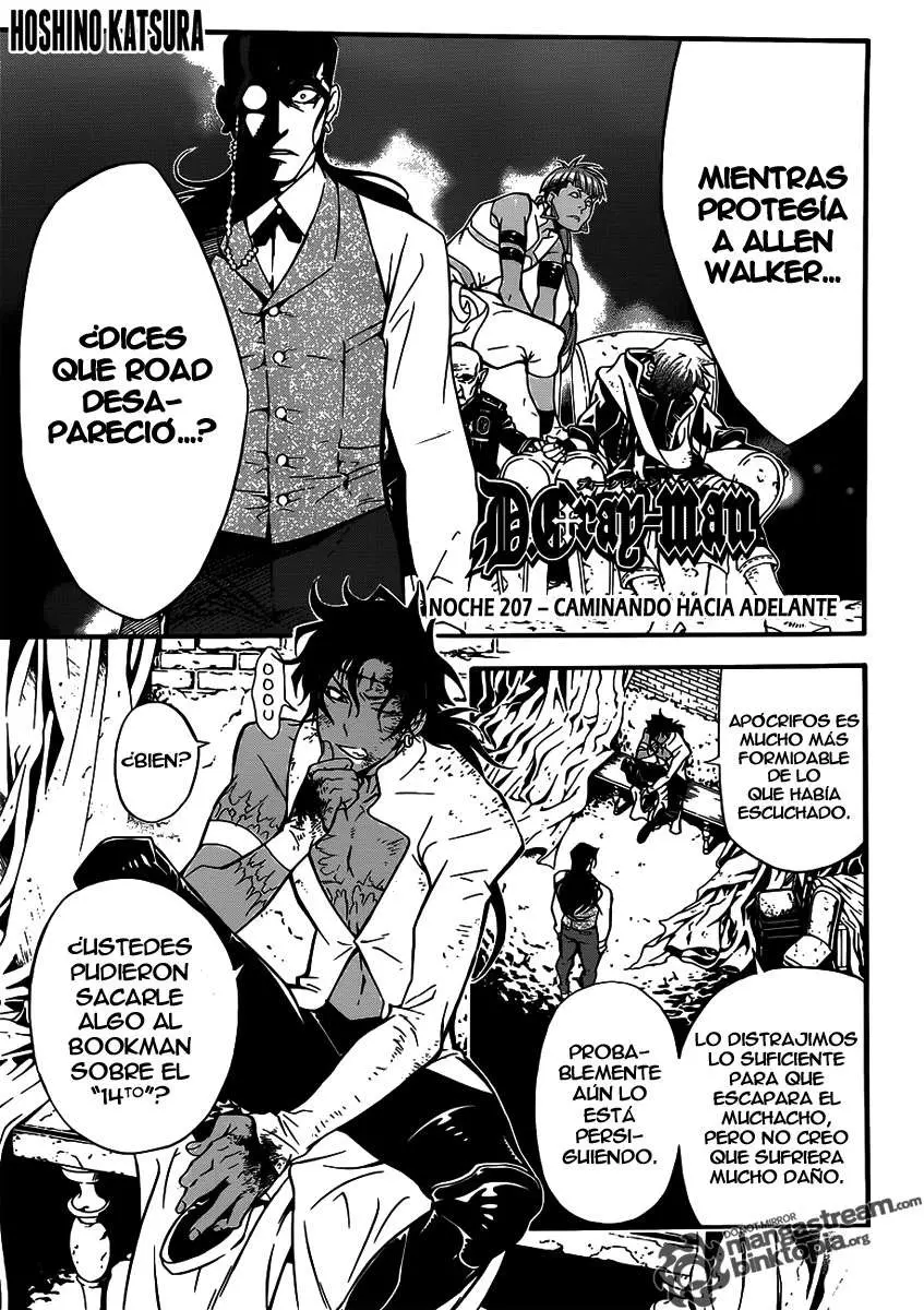 D.Gray-man capítulo 207 página 1