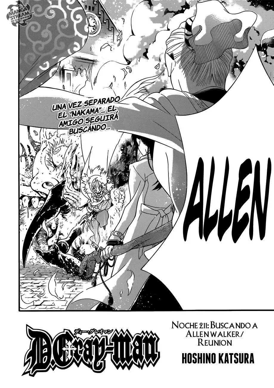 D.Gray-man capítulo 211 página 1
