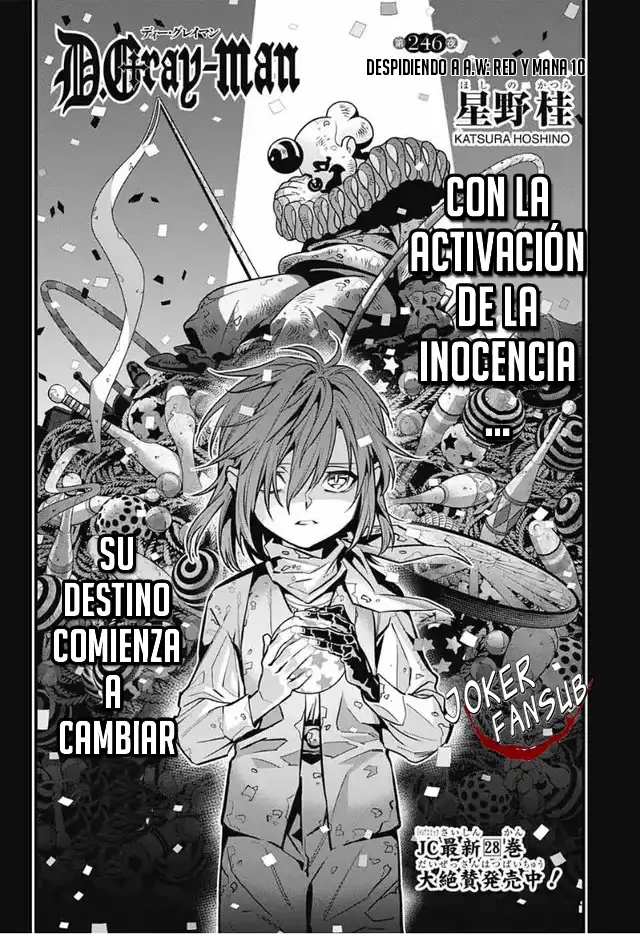D.Gray-man capítulo 246 página 3