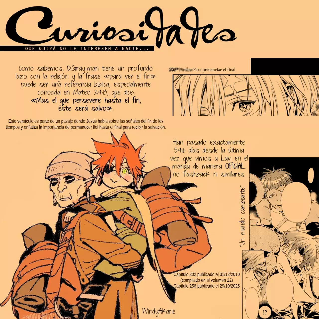 D.Gray-man capítulo 256 página 36