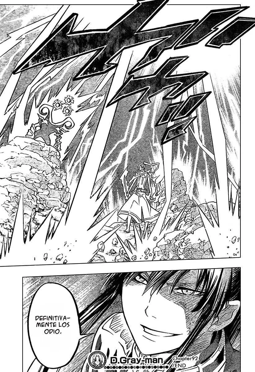 D.Gray-man capítulo 92 página 16