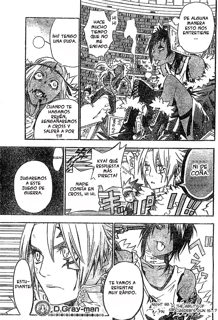 D.Gray-man capítulo 98 página 17