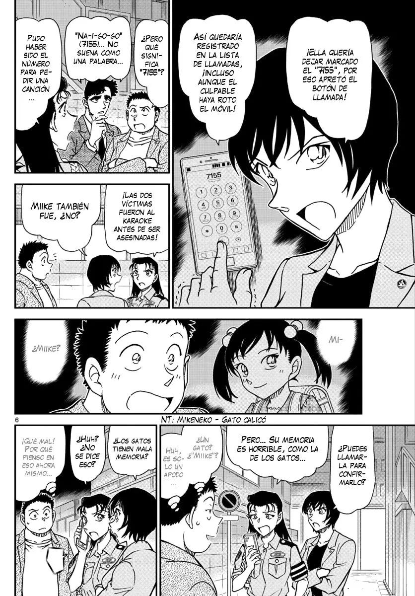 Detective Conan capítulo 1016 página 7