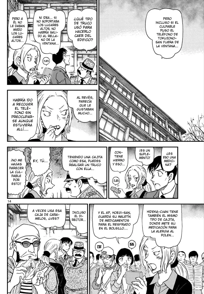 Detective Conan capítulo 1023 página 14