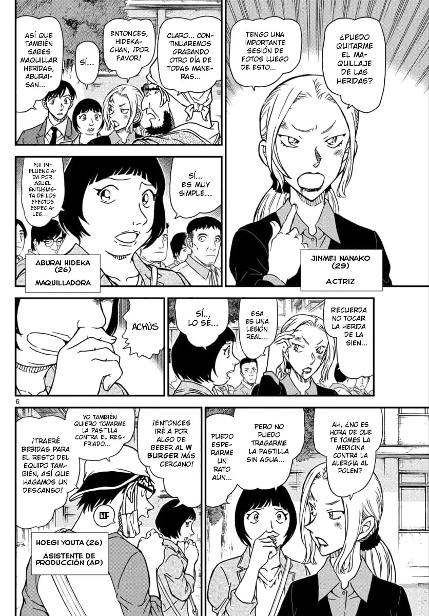 Detective Conan capítulo 1024 página 6