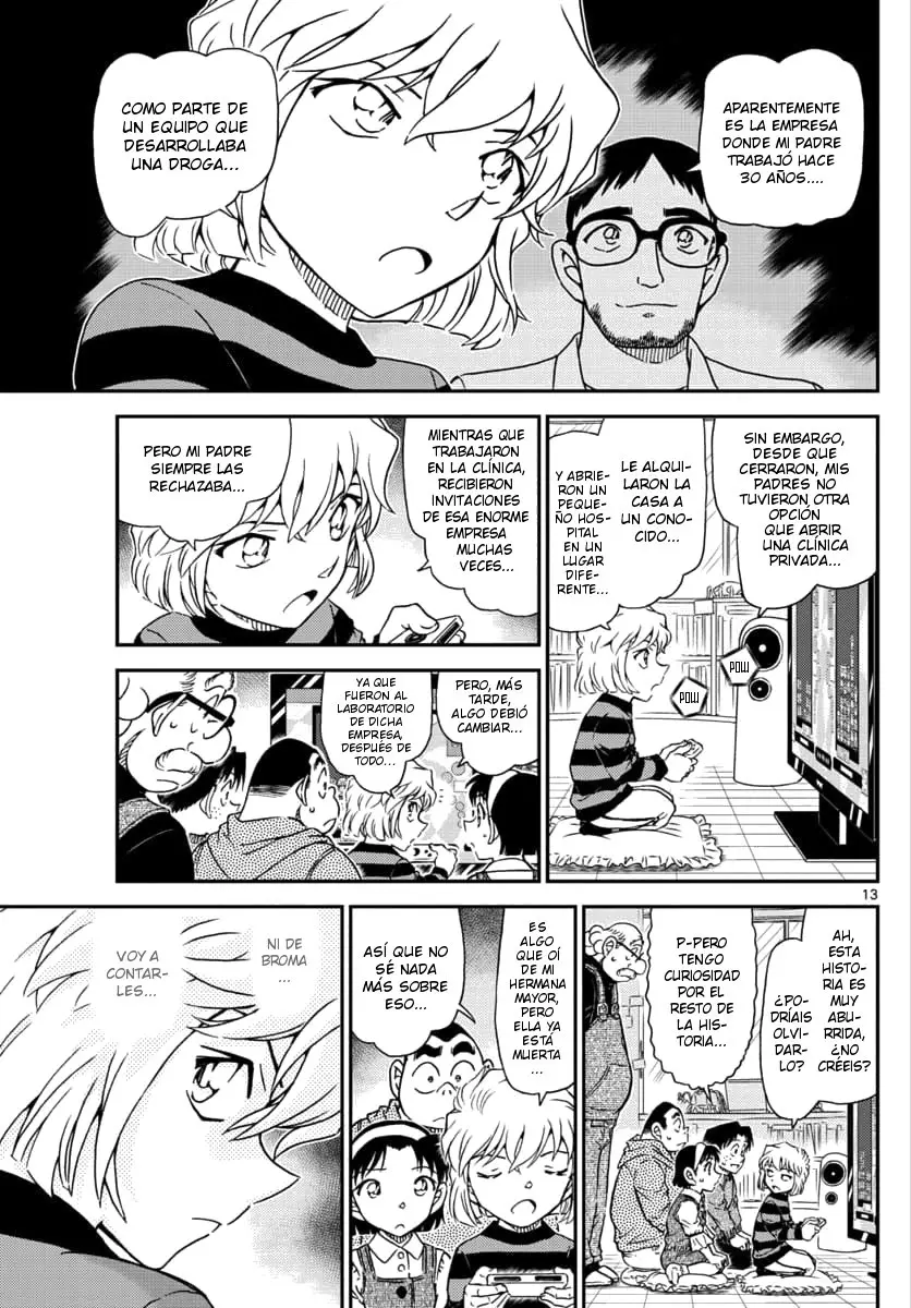 Detective Conan capítulo 1025 página 13
