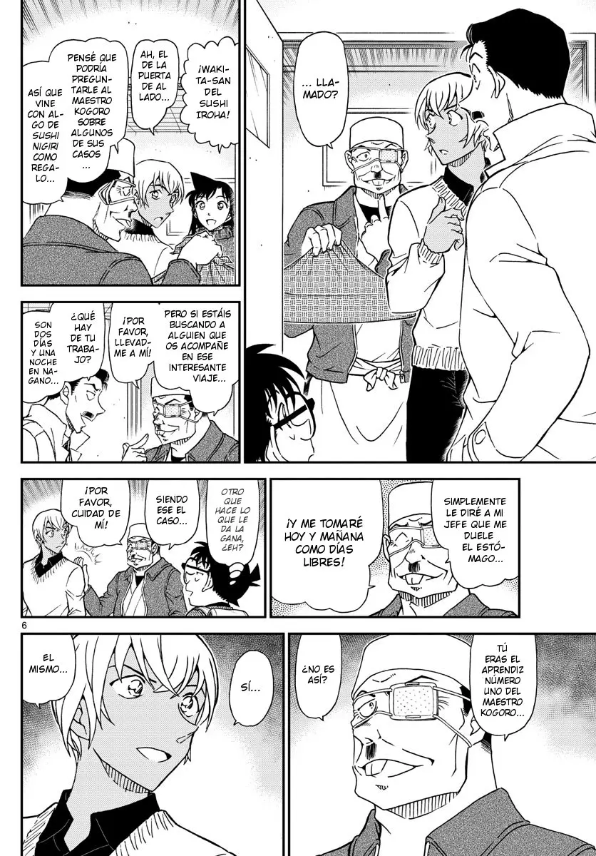 Detective Conan capítulo 1027 página 6