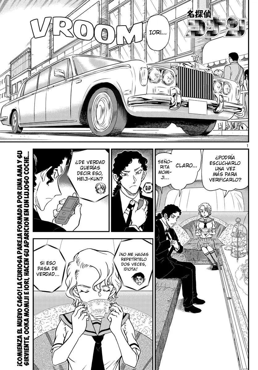 Detective Conan capítulo 1039 página 1