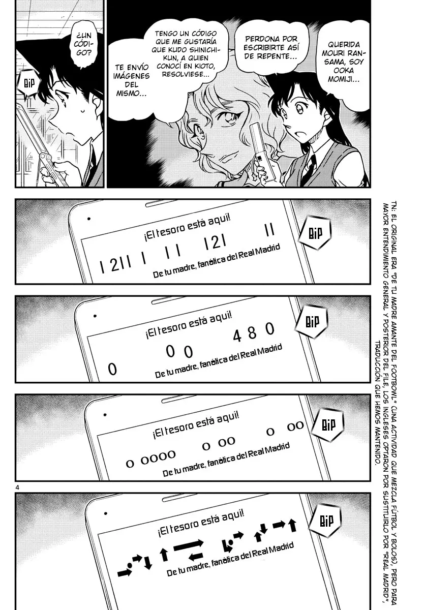 Detective Conan capítulo 1039 página 4