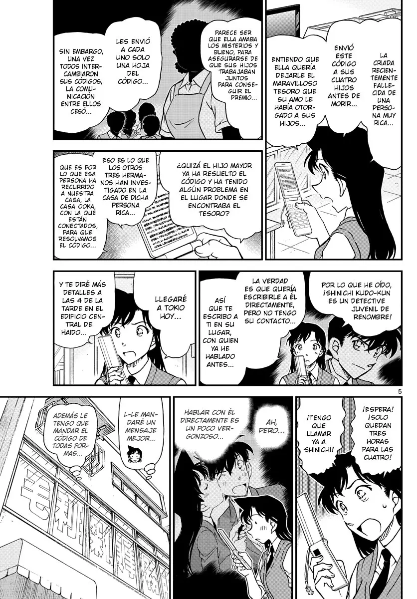 Detective Conan capítulo 1039 página 5