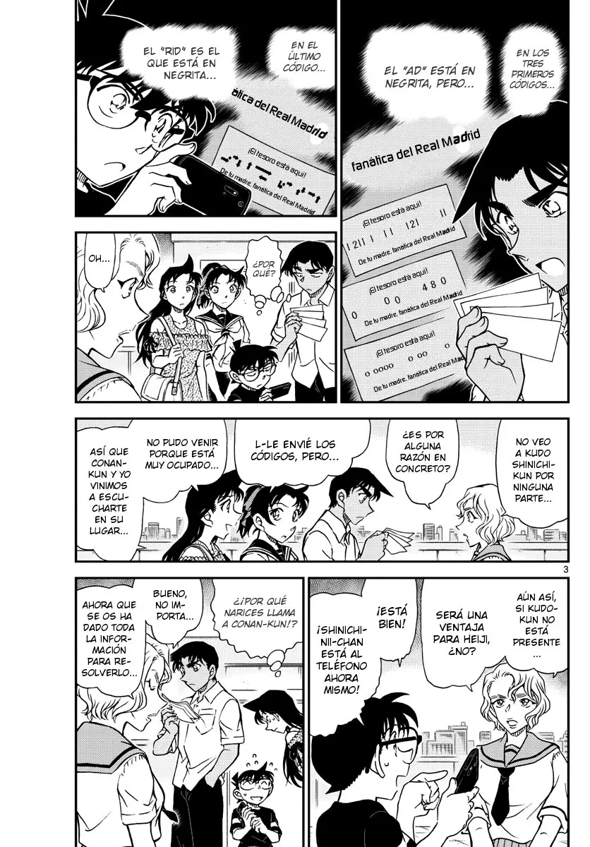 Detective Conan capítulo 1040 página 3