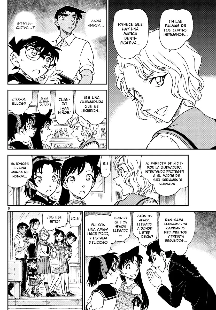 Detective Conan capítulo 1040 página 6