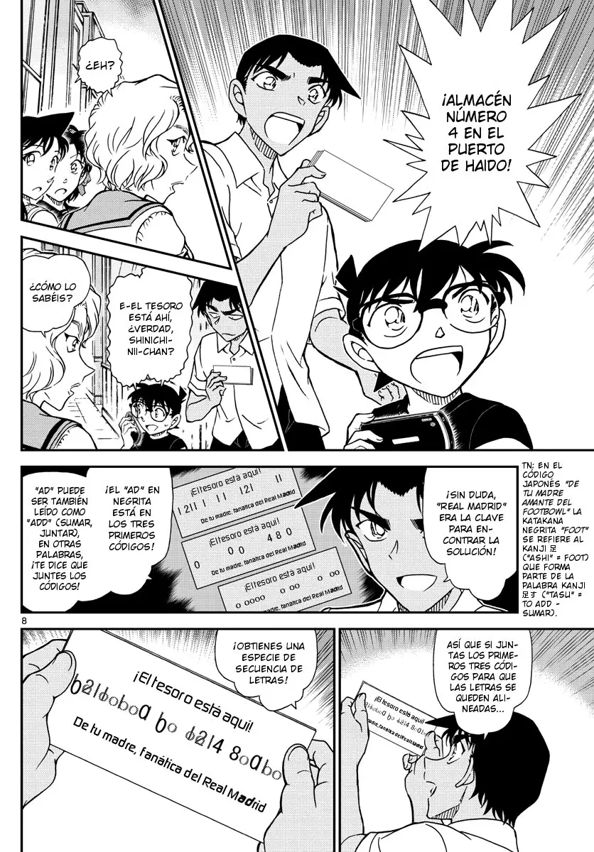 Detective Conan capítulo 1040 página 8