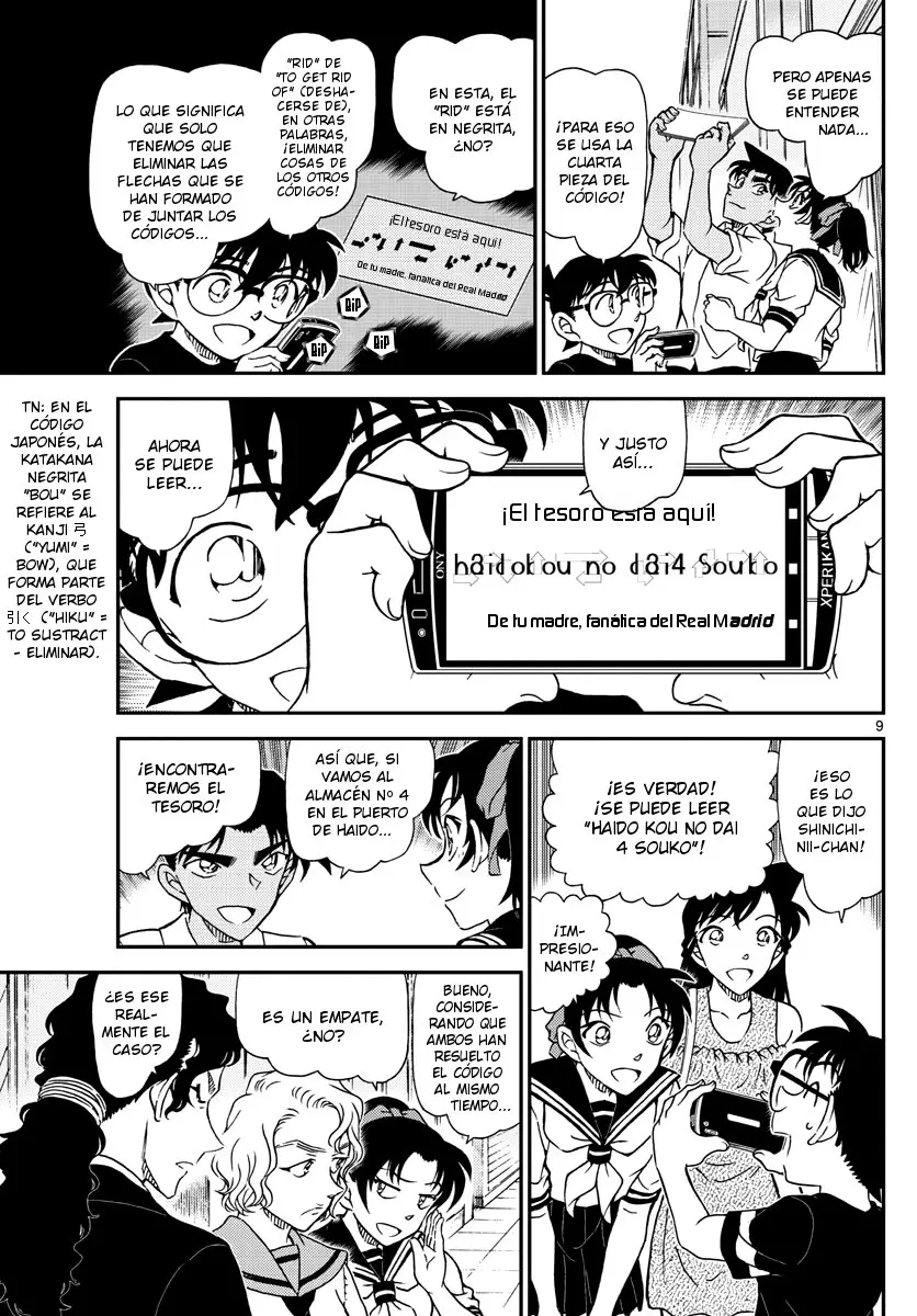 Detective Conan capítulo 1040 página 9