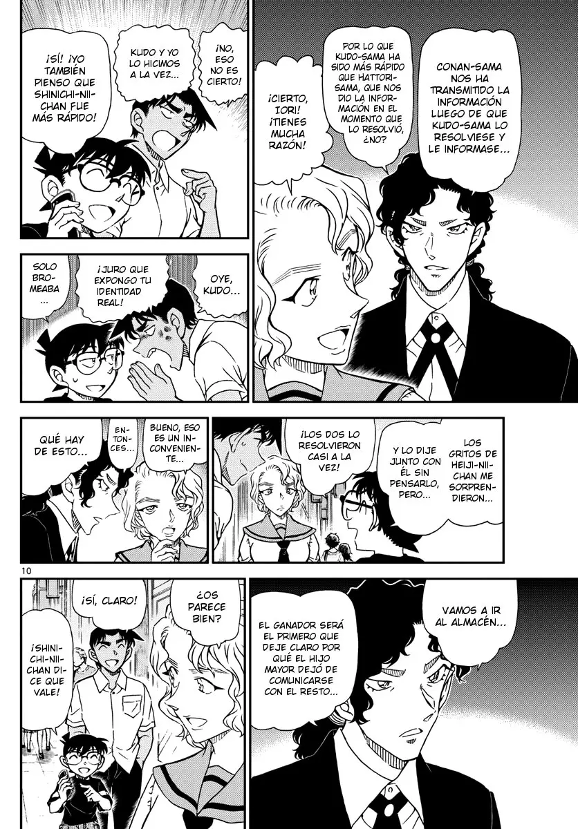 Detective Conan capítulo 1040 página 10