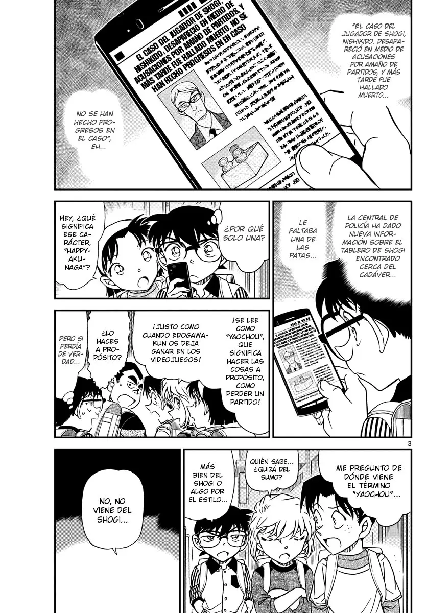 Detective Conan capítulo 1043 página 3