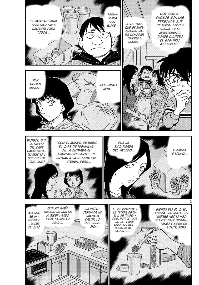 Detective Conan capítulo 1045 página 3