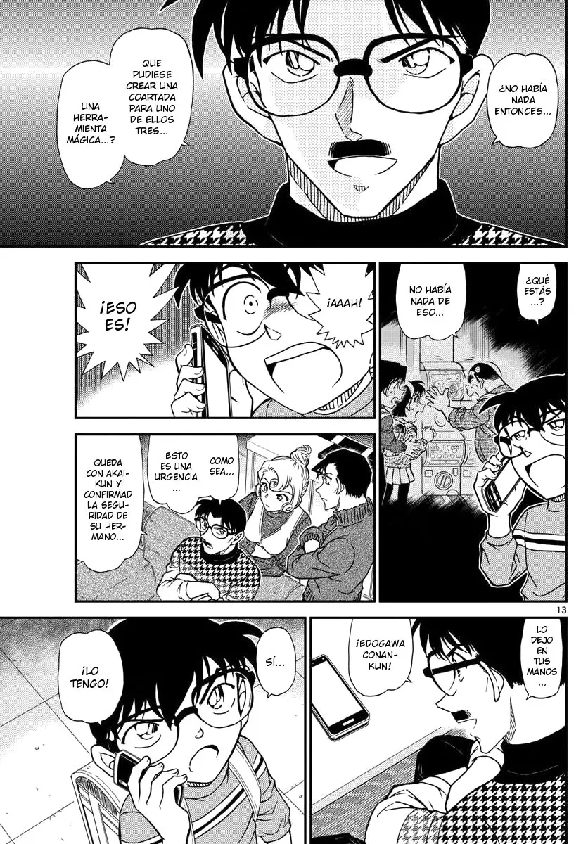 Detective Conan capítulo 1045 página 13