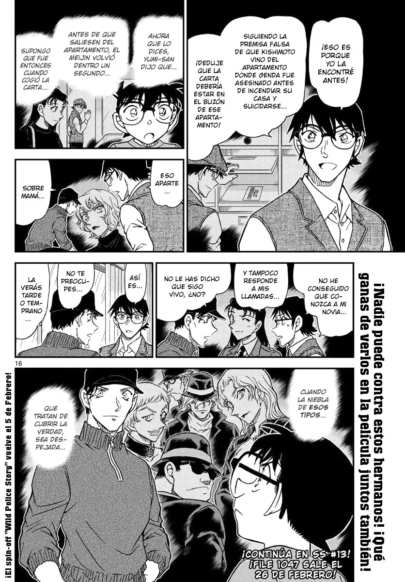 Detective Conan capítulo 1046 página 16