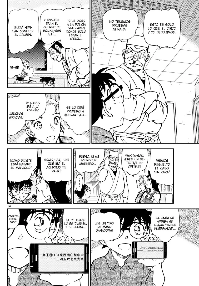 Detective Conan capítulo 1057 página 14