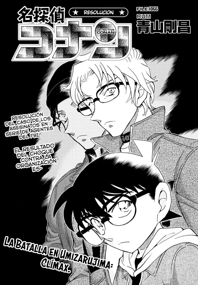 Detective Conan capítulo 1066 página 1