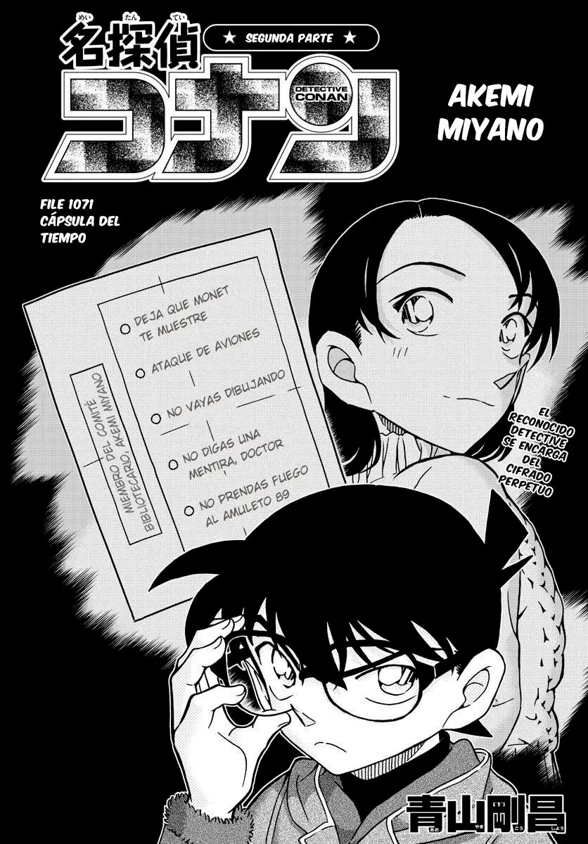 Detective Conan capítulo 1071 página 1