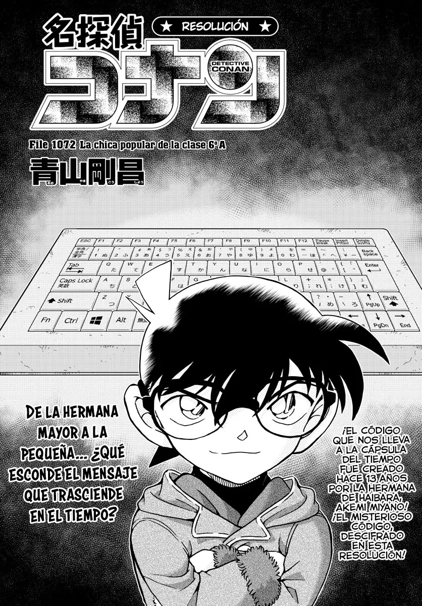 Detective Conan capítulo 1072 página 1