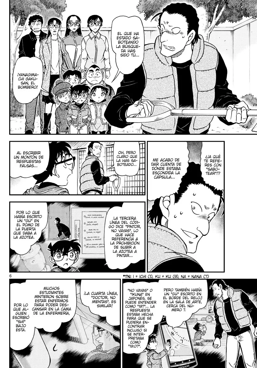 Detective Conan capítulo 1072 página 6