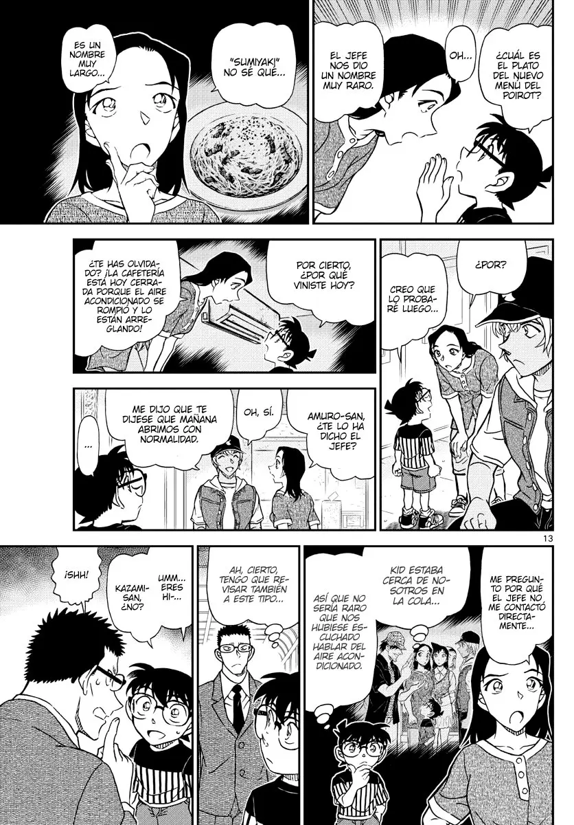 Detective Conan capítulo 1077 página 13