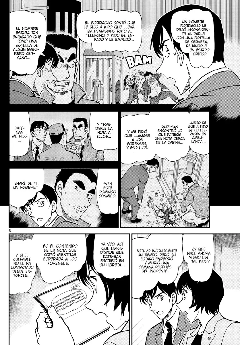 Detective Conan capítulo 1080 página 6